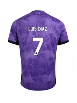 Billige Liverpool Luis Diaz #7 Tredjedrakt 2023-24 Kortermet